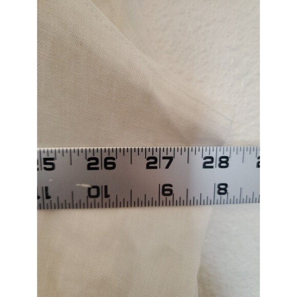 Finity 100% Linen Shirt Open Front Button Up Tunic Collared Vintage Womens 2XL - Picture 16 of 16